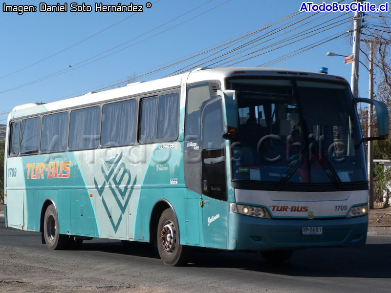 Busscar El Buss 340 / Scania K-114IB / Tur Bus (Al servicio de CODELCO División El Salvador)