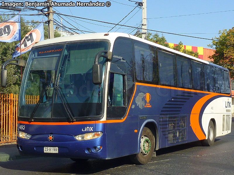 Marcopolo Andare Class 1000 / Mercedes Benz O-500RS-1636 / Link (Al servicio de CODELCO División El Teniente)