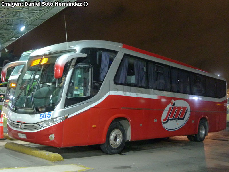 Marcopolo Viaggio G7 1050 / Mercedes Benz O-500RS-1836 / Buses JM (Al servicio de CODELCO División Andina)