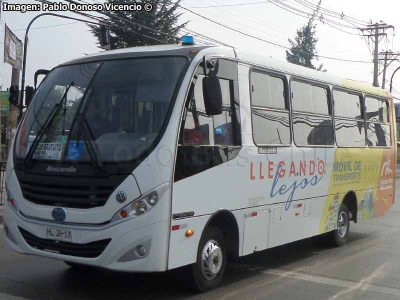 Mascarello Gran Micro / Volksbus 10-160OD Euro5 / I. M. de Puente Alto (Area Metropolitana)