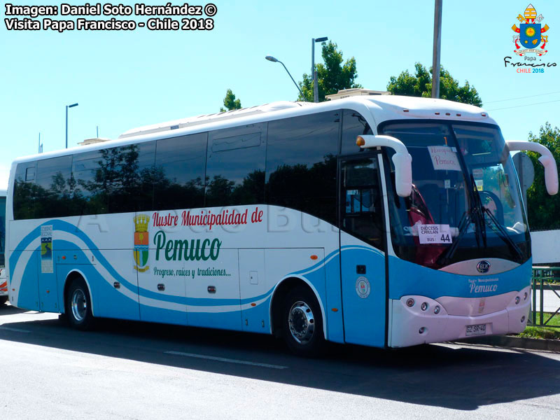 Bonluck Bus JXK6128 / I. M. de Pemuco (Región de Ñuble)