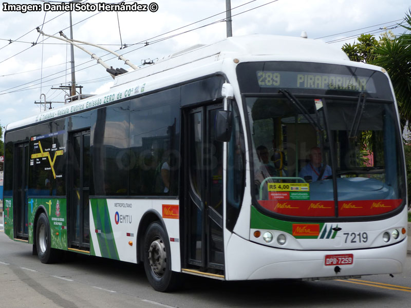 Busscar Urbanuss Pluss LF / HVR Trolebus / Línea N° 289 Jabaquará - Piraporinha EMTU (São Paulo - Brasil)