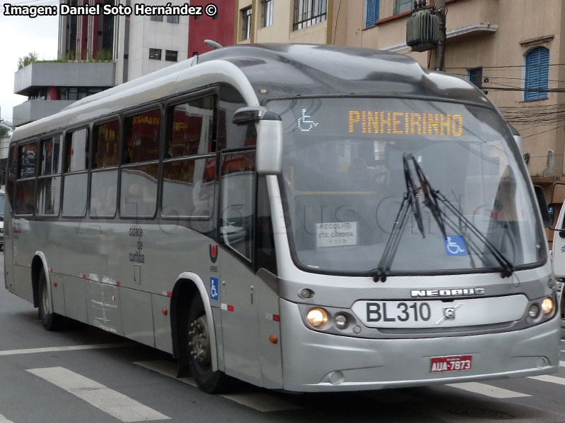 Neobus Mega BRT / Volvo B-7R / Línea N° 208 Curitiba (Paraná - Brasil)