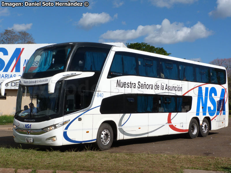 Marcopolo Paradiso G7 1800DD / Scania K-380B / NSA Nuestra Señora de la Asunción (Paraguay)