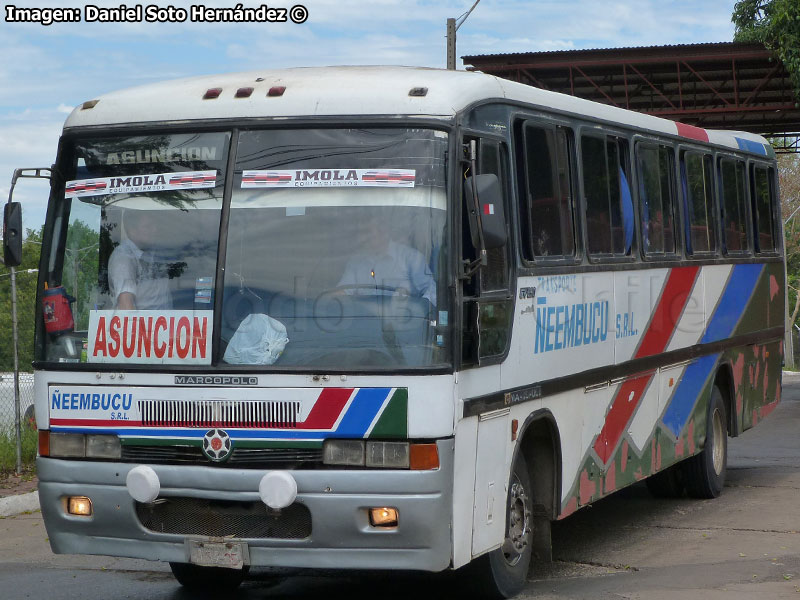 Marcopolo Viaggio GV 850 / Mercedes Benz OF-1318 / Transportes Ñeembucú S.R.L. (Paraguay)