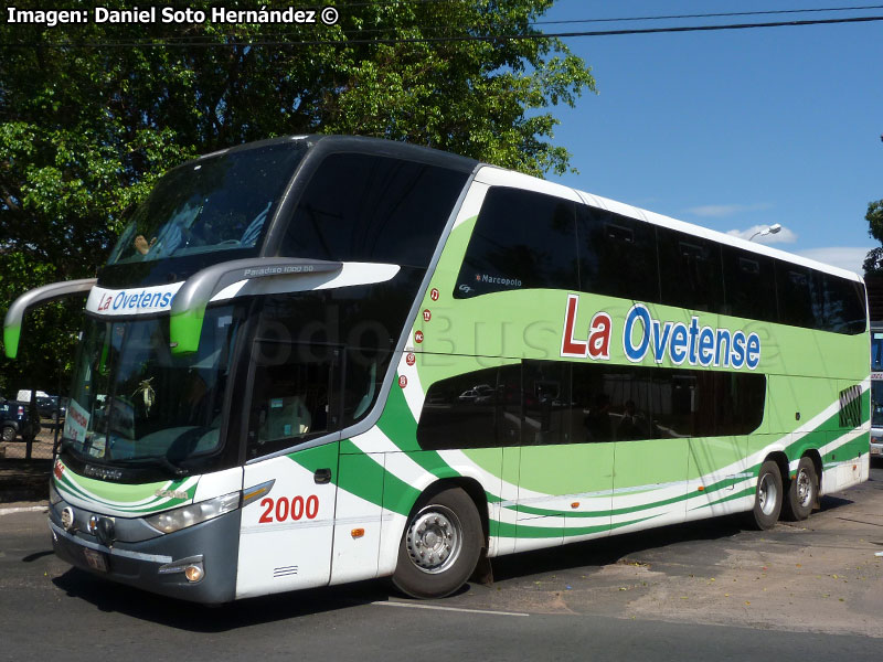 Marcopolo Paradiso G7 1800DD / Scania K-380B / La Ovetense (Paraguay)