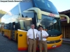 Tripulación Unidad N° 7678 Buses JAC | Conductor: Aníbal Belmar Zapata / Asistente: Raúl Guzmán